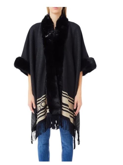 poncho con collo fake fur Liu Jo | 2F5046T0300.22222